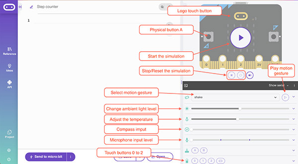 Exploring Simulation Options of micro:bit Python Editor