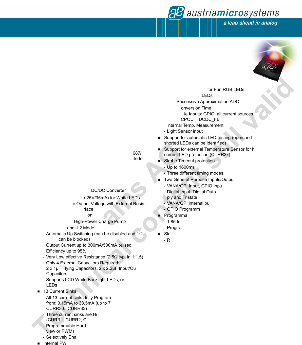 As3675 Datasheet By Ams Digi Key Electronics